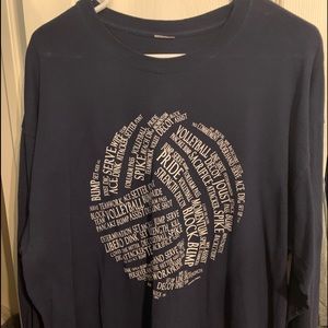 Long sleeve Volleyball Tee